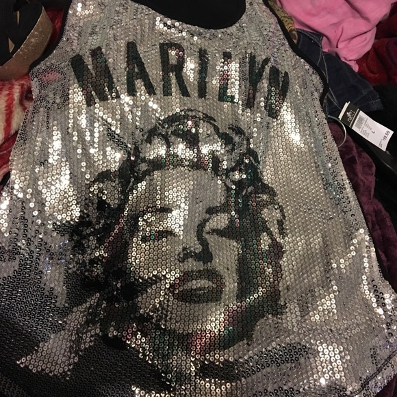 Sequined tank top - Picture 1 of 1